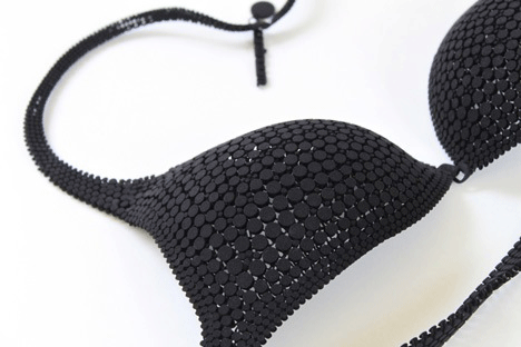 The N12 3D printed bikini, produced in partnership with Continuum Fashion and Shapeways.