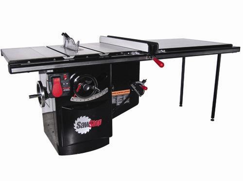 Stephen Gass's Sawstop system reportedly has saved more than a thousand fingers that have touched the saw blade.  Source: Sawstop LLC