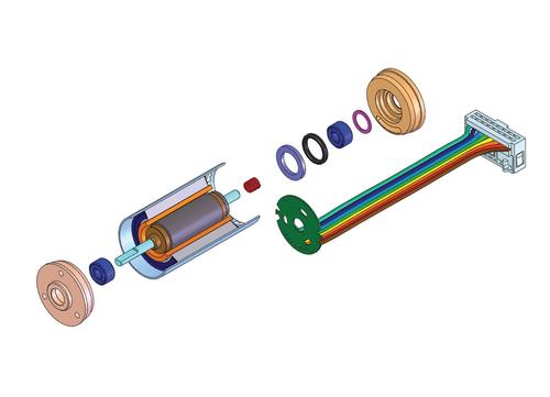 The two major types of brushless dc motors, slotted and slotless, utilize different stator designs.