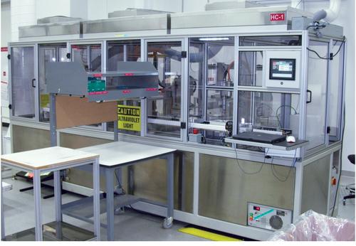 Phillips's Vuecoat abrasion-coating machines use ink-jet technology and proprietary coating chemistry to precisely apply abrasion coating on selective areas of components. 