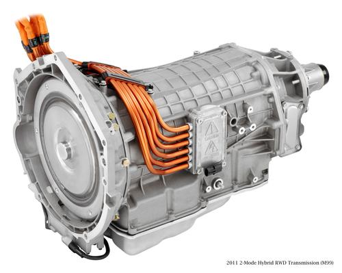 A similar collaboration between GM, Chrysler, Daimler, and BMW resulted in GM's 2-Mode Hybrid RWD Transmission. (Photo courtesy of GM.)