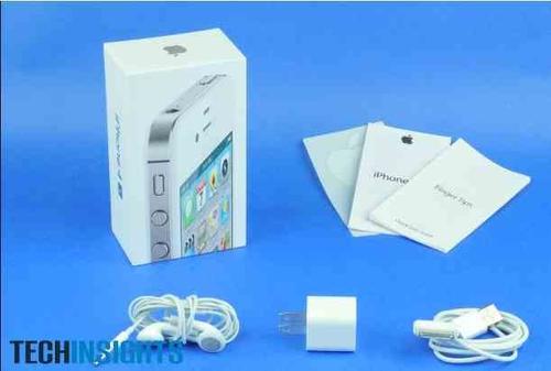 Apple's always appealing packaging includes the usual sparse instruction book, as well as a miniature power brick, a connector cable, and earbuds with microphone.