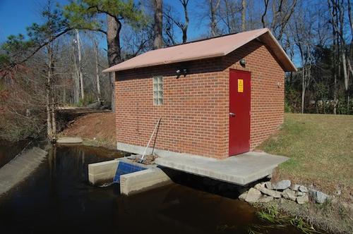 This microhydroelectric power plant generates 20kW of power, controlled by equipment from AutomationDirect.
