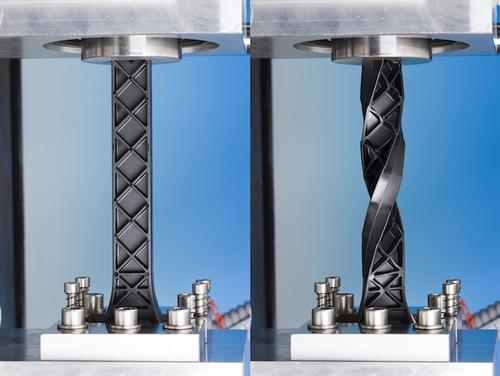 A part made with crash-optimized Ultramid B3ZG3 CR can withstand static torsion of over 240&deg;C, making it possible to substitute composites for metal in vehicle parts such as steering wheel components, body inserts and seat structures. 
(Photo courtesy of BASF.)
