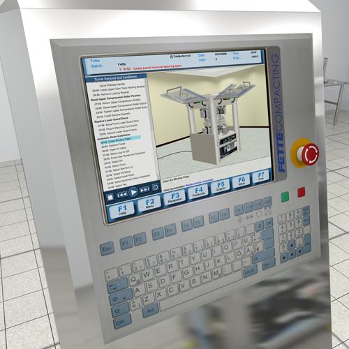 New and richer HMI solutions make it possible to offer interactive video and/or animation as training tools that can walk the operator or maintenance technician through the solution step by step.