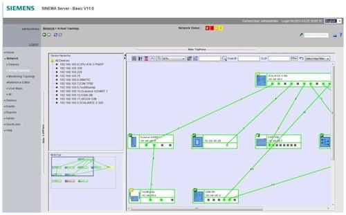 A growing trend in industrial networking is the desire to manage and maintain the entire network from one terminal, including diagnostics and historical reports of the network status. To address this demand, Siemens has developed Sinema Server as a tool geared for automation engineers to provide this comprehensive functionality. 
