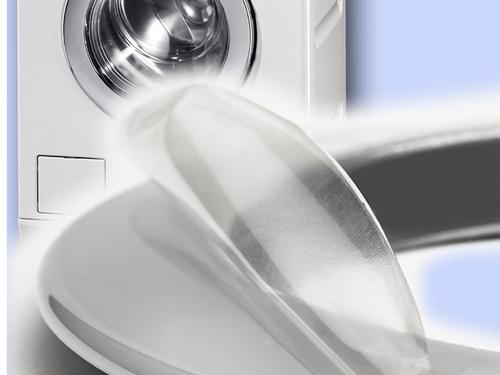 Combining an adhesive with a clear packaging resin usually used for food produces a film that protects appliances and other machines during manufacturing and transport. 
(Source: DuPont)