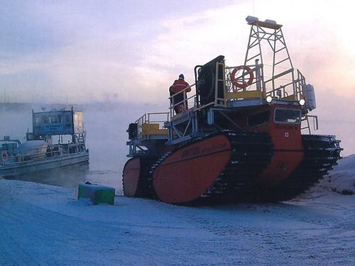 The ARKTOS amphibious vessel has been designed to navigate the world's most  environmentally-demanding locations.
