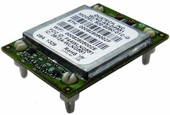 B&B Electronics has developed an embedded 802.11b/g WiFi module (Quatech Airborne module) for OEMs. RF technology, networking stacks, and advanced security features come in a compact, single-board package. (Source: B&B Electronics)