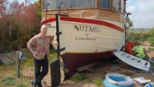 Thomas Dolby built his recording studio in a restored 1930s lifeboat.