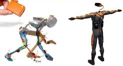 Xsens' biomechanical body suit uses MEMS sensors.