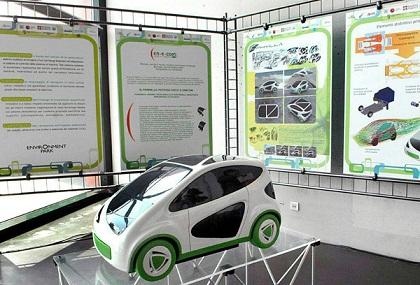 The Phylla solar concept car, a CRF initiative.   (Source: Fiat)