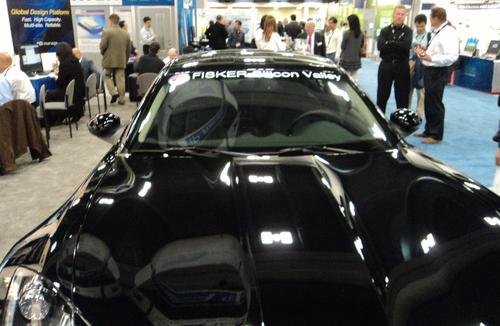 It's not a real tradeshow these days unless someone puts a car on the show floor.