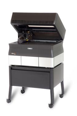 The Objet30 Pro produces high-quality prototypes with a choice of seven different materials and functional properties, including the company's VeroClear transparent material for simulating glass.   (Source: Objet Technologies)