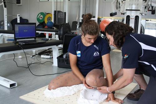 Next, both the athlete and kayak are scanned.   (Source: Creaform)