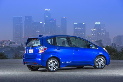 Honda Fit EV -- 118 MPGe (combined city + highway): Currently the industry's most efficient vehicle, Honda's Fit EV has a 3,200 lb curb weight and a 20-kWh battery.   (Source: Honda)
