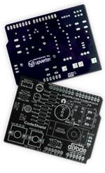 PCB produced from Upverter's full assembly services. (Source: Upverter)