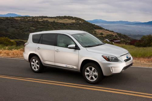 Toyota is testing the waters with its RAV4 EV, and is planning to make and sell just 2,600 of them over the next three years.   (Source: Toyota)