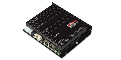 The new EPOS3 70/10 EtherCAT digital controller allows for real-time positioning and high-speed synchronization of multi-axis systems, including robotics, automation, and mechantronics.   (Source: maxon)