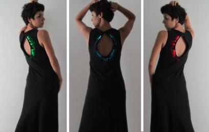 Elizabeth Fraguada's LED-inspired dress is just one garment in a line of light-infused clothing.