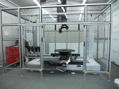This configurable 6-axis robotic work cell from Flexible Robotic Environment can combine laser scanning, CNC milling, and metals laser sintering, among other functions. The VDK6000 has a build platform measuring 2 feet high by 3 feet in diameter, and is aimed at both making and repairing metal parts.   (Source: Flexible Robotic Environment)