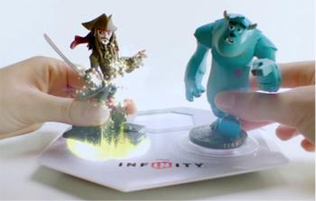 Crossover: Disney's coming Disney Infinity game will allow players to place a character from one world into another (such as putting Jack Sparrow from Pirates of the Caribbean into the Incredibles' world). (br>(Source: www.disneywikia.com)