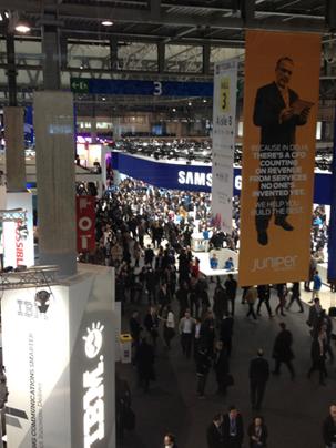 Sound and fury: 70,000 people are attending Mobile World Congress, some wondering what the tech announcements signify going forward.  (Source: Jennifer Baljko)