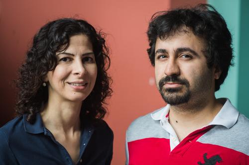 Professor Farinaz Koushanfar (left) at Rice University and doctoral candidate Masoud Rostami (right) created a system to secure implantable medical devices like pacemakers and insulin pumps from wireless attacks.
(Source: Jeff Fitlow/Rice University)