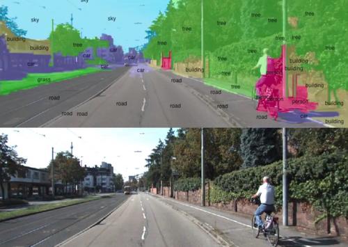 Purdue University researchers also use neural networks to create an image-processing application that can categorize objects from a moving car in real-time.
(Source: Eugenio Culurciello, Purdue University/Qualcomm at MIT's EmTech)