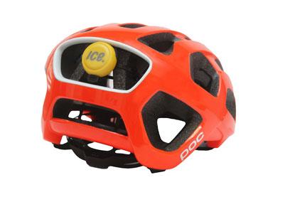 The ICEdot personal crash detector mounts on any helmet to detect possible head traumas.(Source: ICEdot)