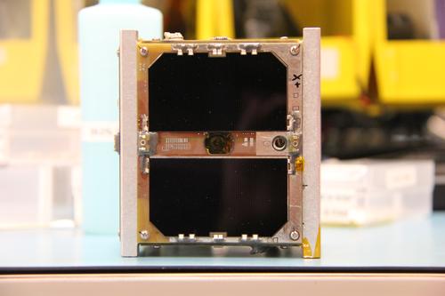 CubeSat from M-Cubed2, Michigan Exploration Laboratory's (MXL) CubeSat mission. 'M-Cubed2 is a mission designed around flight evaluation of a NASA JPL image processing FPGA called COVE,' MXL states. (Source: MXL)