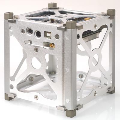 CubeSat skeleton. (Source: Pumpkin, Inc.)