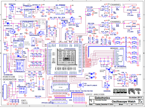 Schematics of Gabotronics' xproto watch.(Source: Gabotronics.com)
