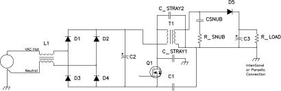 Figure 1: Common-mode inductor (L1) may not be needed at low power. (View full-size image.)