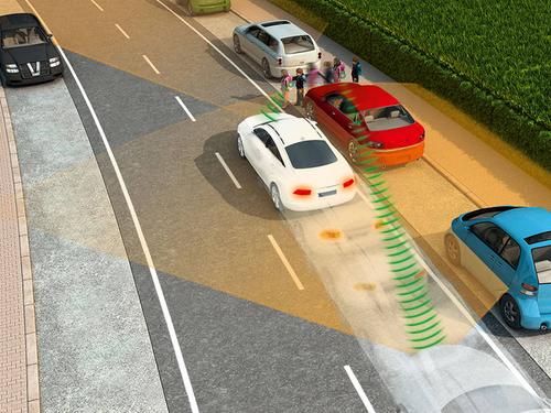 'The new sensor system precalculates the trajectories of pedestrians,' says Technische Universitaet Muenchen.
(Source: Technische Universitaet Muenchen/Image: Ko-TAG)
