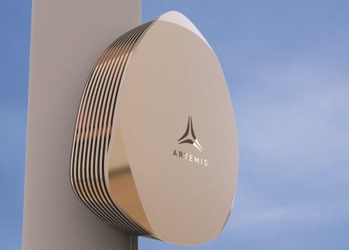 An Artemis radio head works in conjunction with datacenter servers to virtualize an eNodeB's functions on a cellular network.