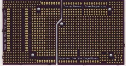 Bottom view of the Universal Screw-Block Proto-Shield PCBs.