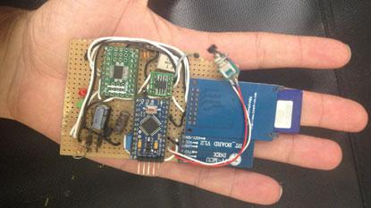 The CAN Hacking Tool, or CHT.
'Auto makers have long downplayed the threat of hacker attacks on their cars and trucks, arguing that their vehicles' increasingly-networked systems are protected from rogue wireless intrusion. Now two researchers plan to show that a few minutes alone ... ' -- from the Forbes story, 'This iPhone-Sized Device Can Hack a Car, Researchers Plan to Demonstrate' by Andy Greenberg (Forbes, 2/05/2014).