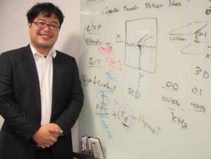 HaoJung Li, product marketing manager of MediaTek's wireless communications business unit. (Source: EE Times/Junko Yoshida)