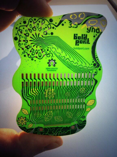 'Piece of' is an open source board which can be found here.