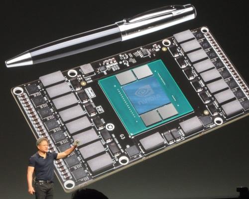 Huang confirmed in a brief hallway chat that Pascal will use a 2.5-D stack based on TSMC's CoWoS technology.