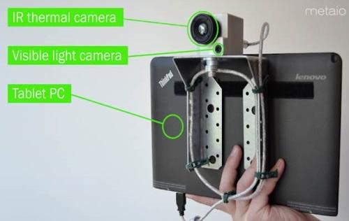 The Thermal Touch prototype is heavy and expensive but points a way for future hands-free wearables.