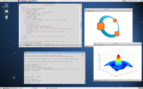 Another popular free mathematical tool comes in the form of GNU Octave, which is intended for numerical computations like those needed for chemical engineering and scientific computing. The software platform is a conglomerate of tools designed to solve numerical linear algebra problems, getting to the 'root' of non-linear equations and integrating ordinary functions. The fun doesn't stop there, as Octave also incorporates tools for manipulating polynomials as well as integrating ordinary differential and differential-algebraic equations. As with most great open-source software, Octave can be modified and redistributed by its users using any number of languages, including C, C++ and FORTRAN among a host of others.
More information: GNU Octave.