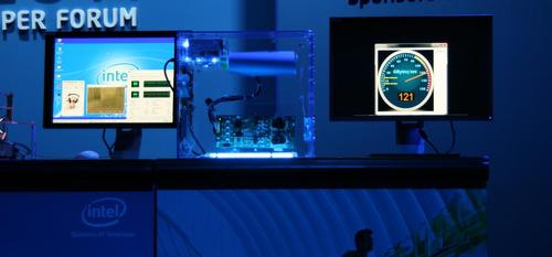 Micron has been working with Intel for several years to optimize the interface channels to maximize bandwidth to its processors. At the 2011 Intel Developers Conference, it demonstrated a single interface channel with a bandwidth of more than 1 terabit per second (seven times greater than DDR3). It also claimed the lowest-ever energy consumption of approximately 8 picoJoules per bit.