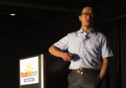 'Roc' Wu Peng called for a streamlined software stack to ease the job of communicating flash memory health to apps.