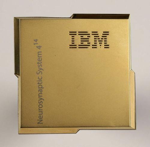 IBM's neurosynaptic processor integrates 1 million neurons and 256 million synapses on a single silicon chip.(Source: IBM)