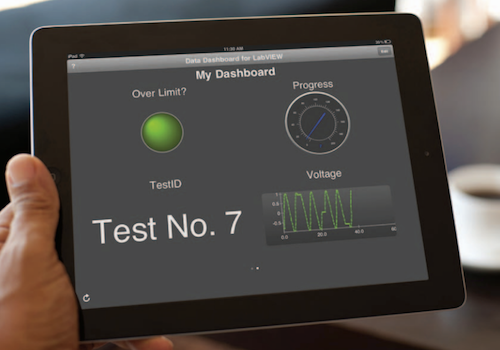 National Instruments' Data Dashboard app puts the company's LabVIEW software on to Android-based mobile devices as well as Apple's iPad. Actually, the app allows users to control and monitor LabVIEW applications remotely. Analyzing measurement data, controlling multiple instruments, and automating test and validation systems are just a few of the things Data Dashboard can do in the field. Users can also pull the necessary data they need from NI's Technical Data Cloud and share their Dashboards with others -- an invaluable feature for group projects.
