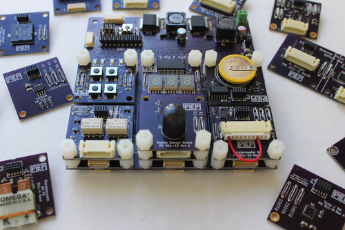 The PIEP populated, closeup view.Click here for larger image
(Source: EE Times/Alan Roche)