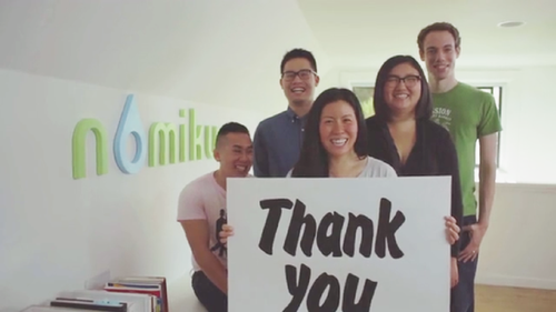 CEO Lisa Fetterman (second from right) and the team from Nomiku. The San Francisco company recently moved its manufacturing from China to Oakland.