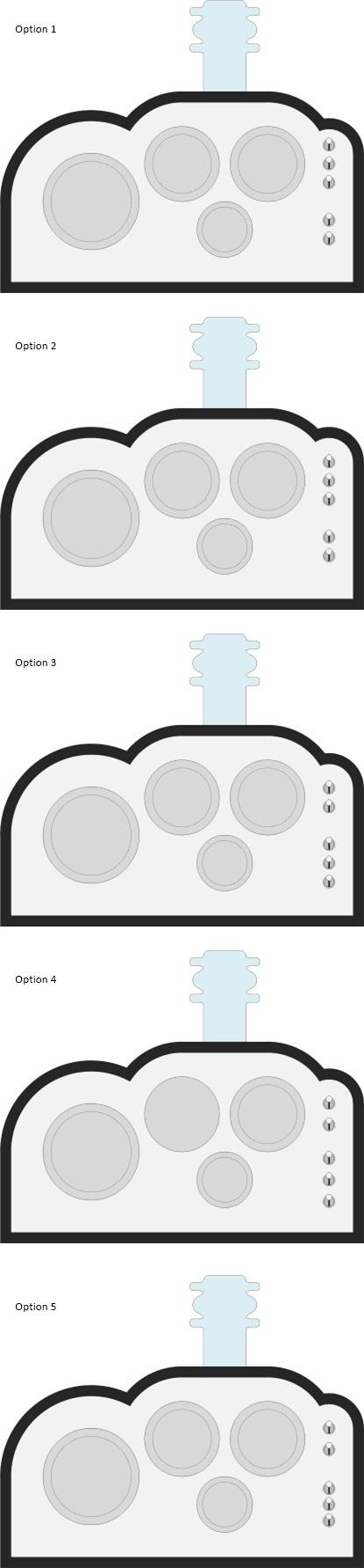 Options 1 through 5.